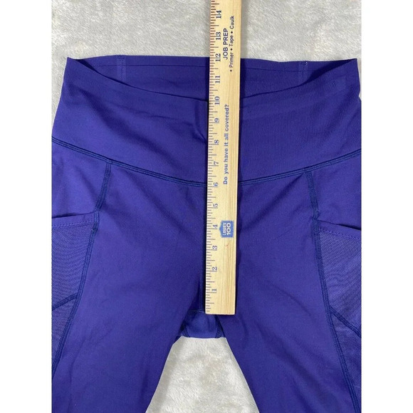 LULULEMON Purple Cropped Capri Leggings Size 8 - Picture 7 of 11